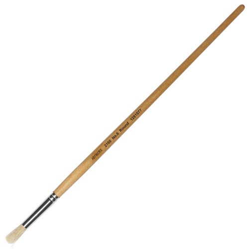 Artworx 2160 Series Round Paint Brush No. 6 8mm