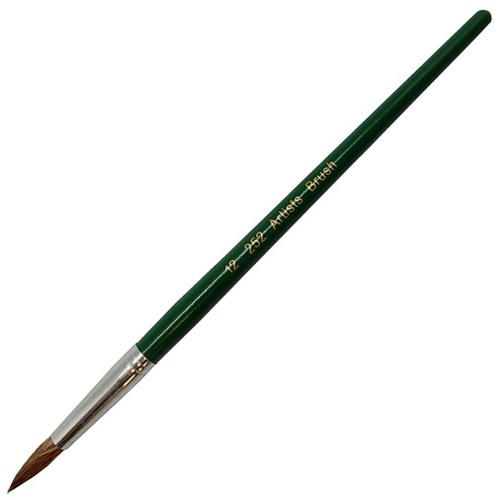 252 Series Round Paint Brush Pony and Goat Hair No. 12