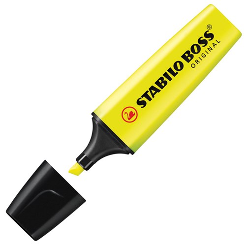 Stabilo Boss Yellow Highlighter Chisel Tip
