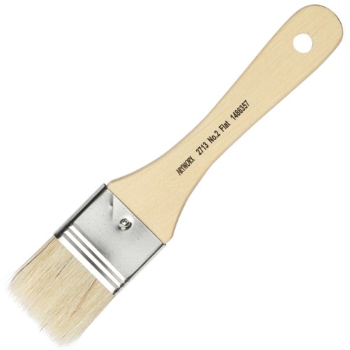Artworx 2713 Series Flat Paint Brush No. 2 40mm