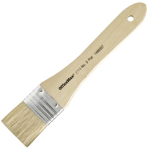 OfficeMax 2713 Series Flat Paint Brush No. 2 40mm OfficeMax MySchool