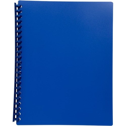 OfficeMax A4 Refillable Display Book 40 Pocket Blue OfficeMax MySchool