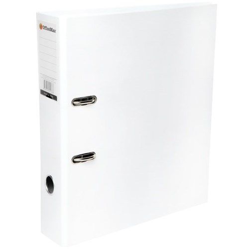 OfficeMax Lever Arch File A4 Polypropylene Coated White