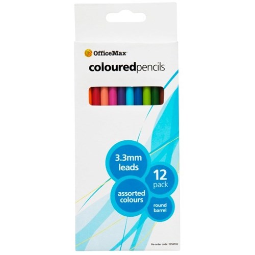OfficeMax Coloured Pencils, Pack of 12