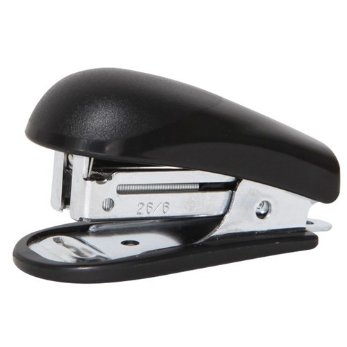 OfficeMax Mini Stapler With 1000 Staples 20 Sheet Black