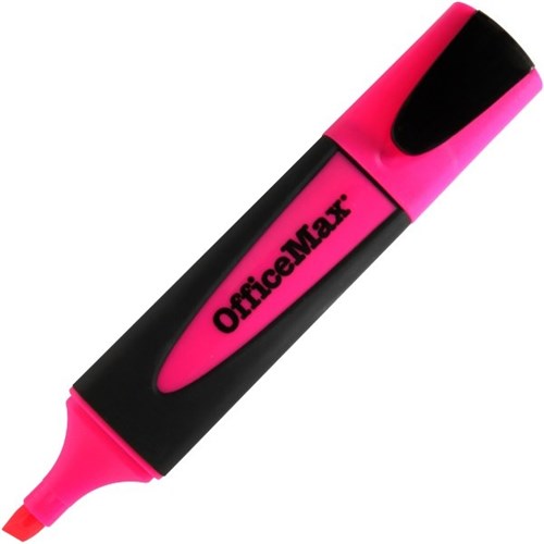 OfficeMax Pink Desk Style Highlighter Chisel Tip