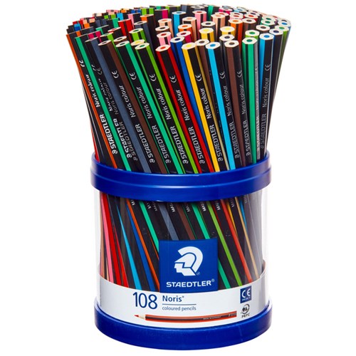 Staedtler Coloured Pencils, Tub of 108