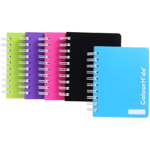 ColourHide Pocket Chunky Notebook Assorted Colours 400 Pages