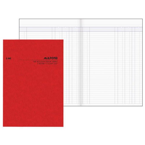 Milford 3MC A4 Series Account Book Limp Cover 26 Leaf