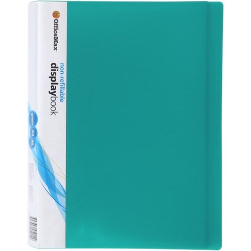 OfficeMax A4 Display Book 40 Pocket Green