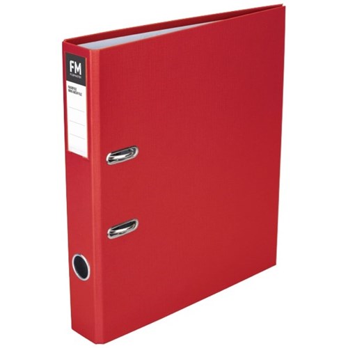 FM Radofile Mini Lever Arch File A4 Red OfficeMax MySchool