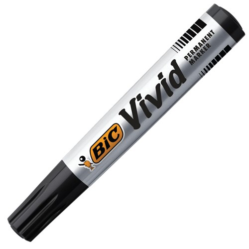 BIC Ecolutions Vivid Black Permanent Marker Bullet Tip