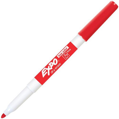Expo Red Whiteboard Marker Fine Tip