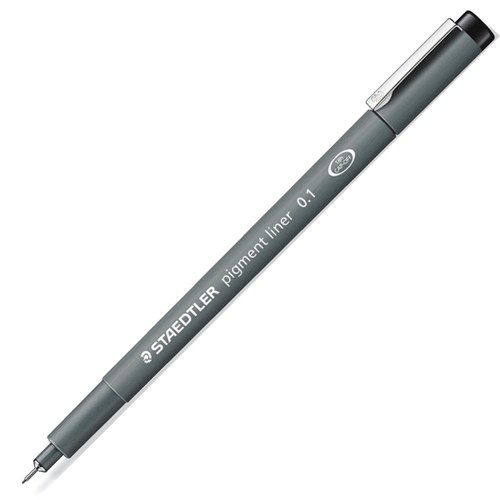 Staedtler Mars Graphic Black Pigment Liner Pen Extra Fine Tip 0.1mm