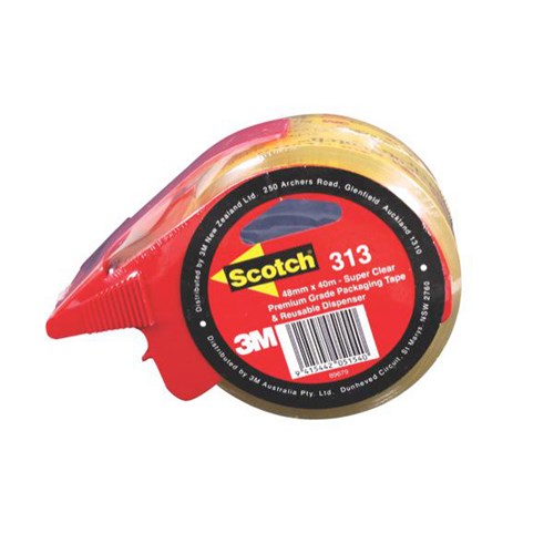 Scotch   313 Packaging Tape Dispenser and Tape 48mm