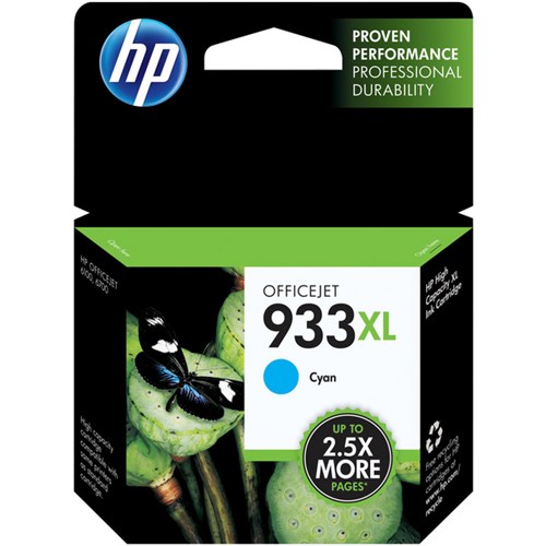 HP 933XL Cyan Ink Cartridge High Yield CN054AA