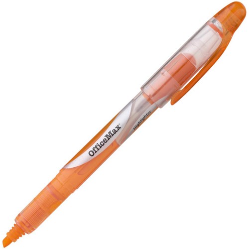 OfficeMax Orange Pen Style Highlighter Chisel Tip