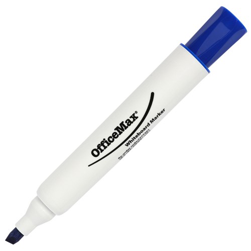 OfficeMax Blue Whiteboard Marker Chisel Tip