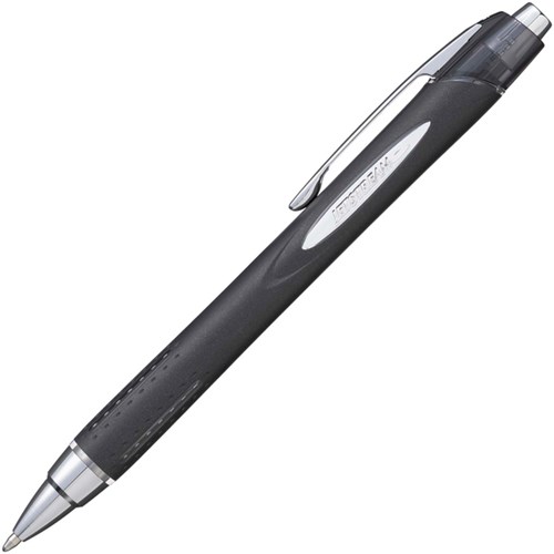 uni-Ball Jetstream Black Retractable Rollerball Pen 1.0mm Medium Tip