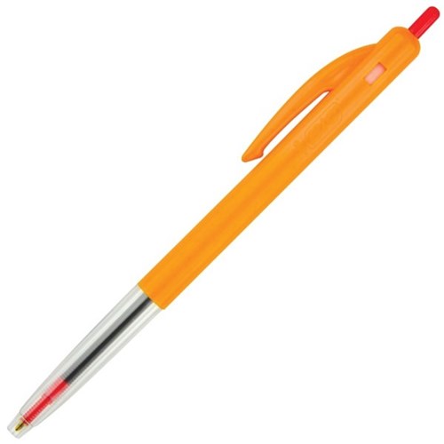 Bic Clic Ballpoint Pens, 0.7mm Fine Tip, Red BTS Products Only