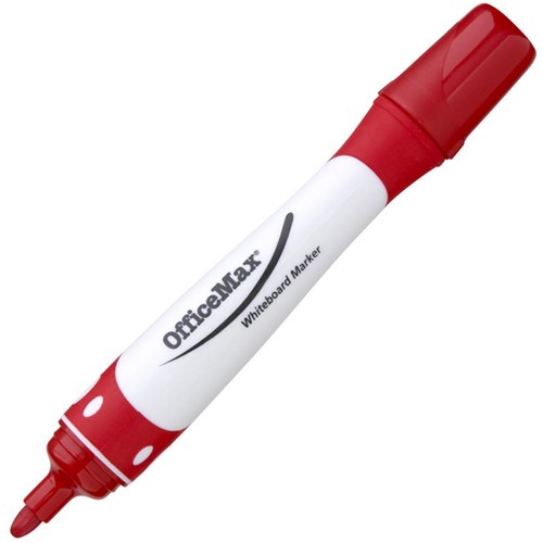 OfficeMax Red Whiteboard Marker Bullet Tip