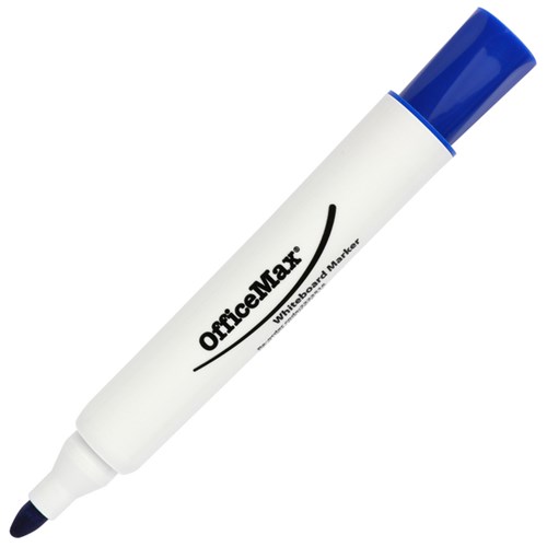 OfficeMax Blue Whiteboard Marker Bullet Tip
