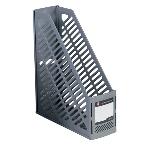 GBP Magazine Holder Folding Grey