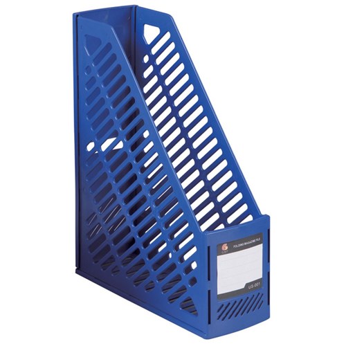 GBP Magazine Holder Folding Blue