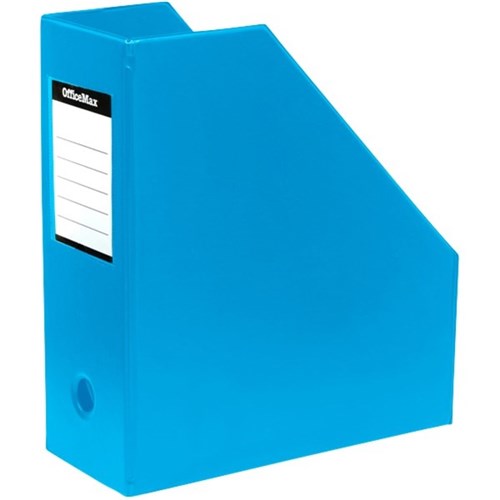 OfficeMax PVC Magazine File Holder Large Blue