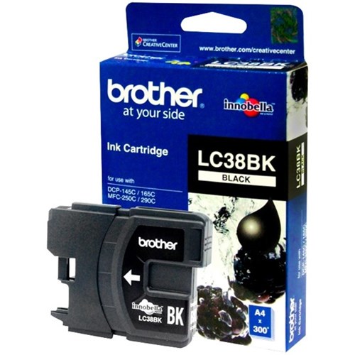 Brother LC38BK Black Ink Cartridge