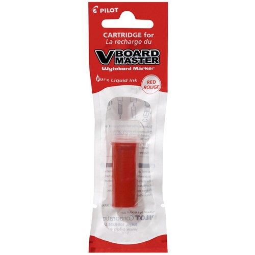 Pilot V Board Master Red Whiteboard Marker Ink Refill Cartridge