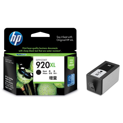 HP 920XL Black Ink Cartridge High Yield CD975AA