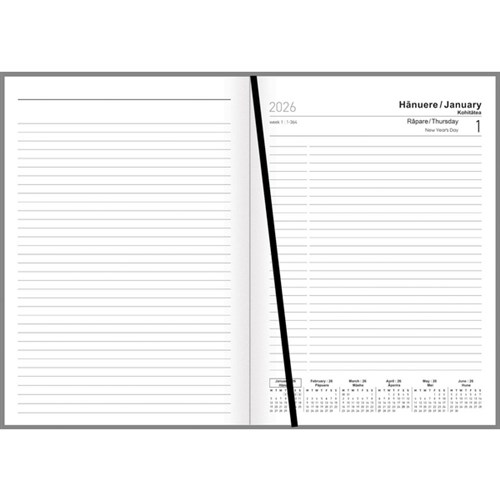 Collins A51 1/2 Hour Appointment Diary A5 Day To A Page 2026 Coastal New Zealand Assorted Designs