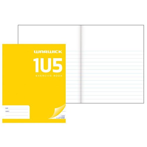 Warwick 1U5 Exercise Book 255x205mm 12mm Ruled 32 Leaves