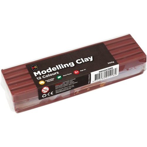 EC Modelling Clay 500g Brown OfficeMax MySchool
