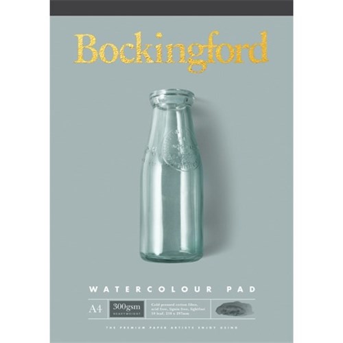 Bockingford Watercolour Paint Pad A4 300gsm 10 Leaves