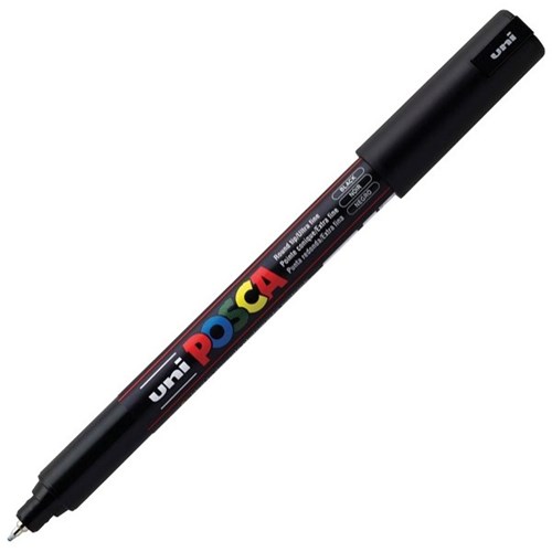 uni POSCA Black Paint Marker Pen Bullet Ultra Fine PC1-MRBK