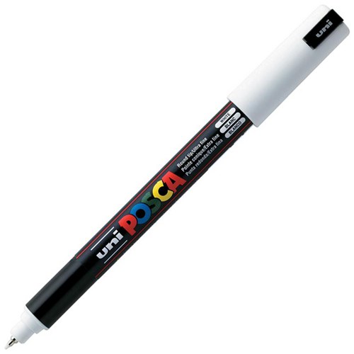 uni POSCA White Paint Marker Pen Bullet Ultra Fine PC1-MRWH
