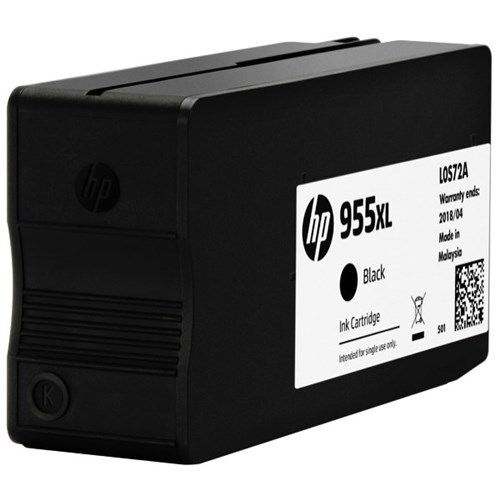 HP 955XL Black Ink Cartridge High Yield L0S72AA
