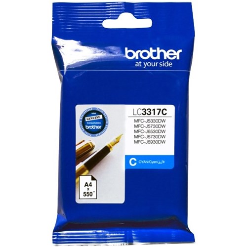 Brother LC3317-C Cyan Ink Cartridge