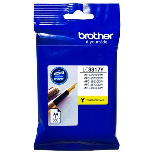 Brother LC3317-Y Yellow Ink Cartridge