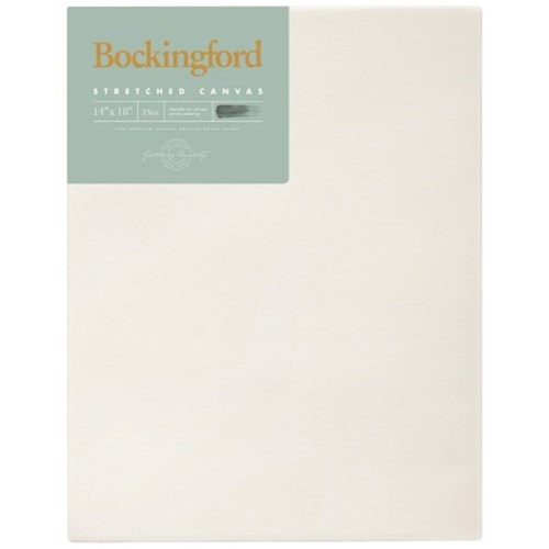 Bockingford 13oz Stretched Canvas 14x18 Inch 1.5 Inch Frame