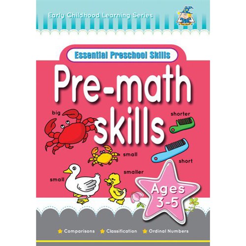 Greenhill Pre Math Skills Activity Book 3-5 Years