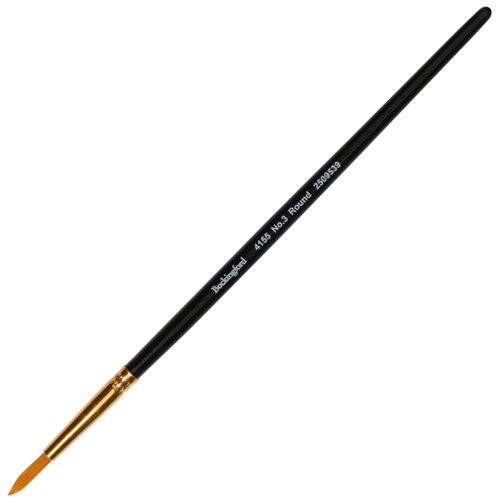 Bockingford 4155 Series Round Paint Brush Imitation Sable No. 3 4mm