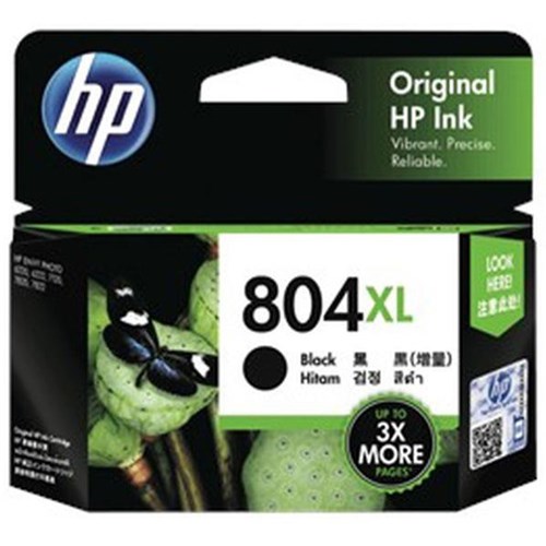 HP 804XL Black Ink Cartridge High Yield T6N12AA