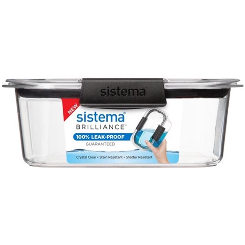 Sistema Brilliance Plastic Food Container 920ml OfficeMax MySchool