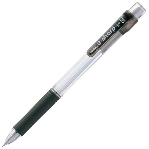 Pentel E Sharp Mechanical Pencil 0.5mm Black Barrel