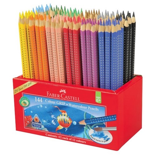 Faber-Castell Grip Watercolour Pencils, Pack of 144