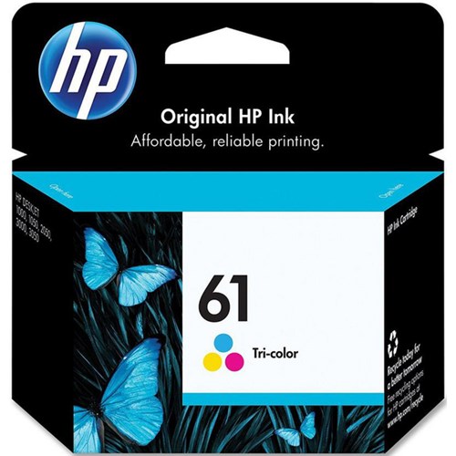 HP 61 Tri Colour Ink Cartridge CH562WA