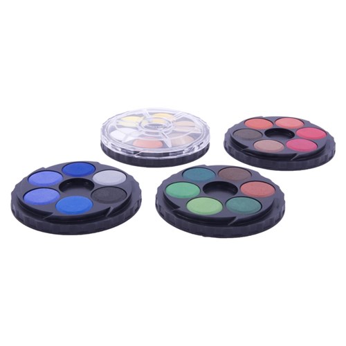 Koh-I-Noor Watercolour Disc 22mm Assorted Colours, Set of 24